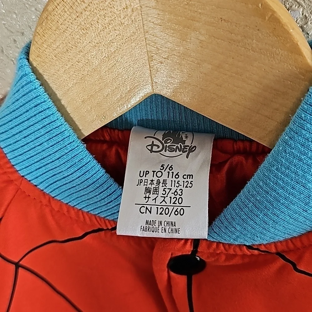 Disney Spider-Man Puffer Jacket.